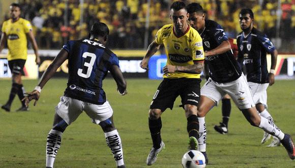 Independiente del Valle vapuleó 3-0 a Barcelona de Guayaquil por la Serie A de Ecuador en el estadio General Rumiñahui del Valle de Los Chillos, en Sangolquí (Foto: agencias)