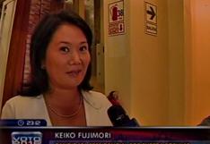 Keiko Fujimori no está dispuesta a debatir con Barnechea y Mendoza