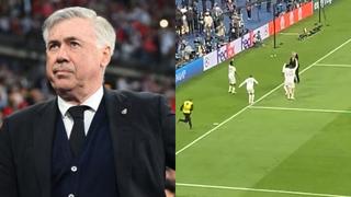 Real Madrid: Carlo Ancelotti saltó en compañía de sus pupilos tras conquistar la Champions League
