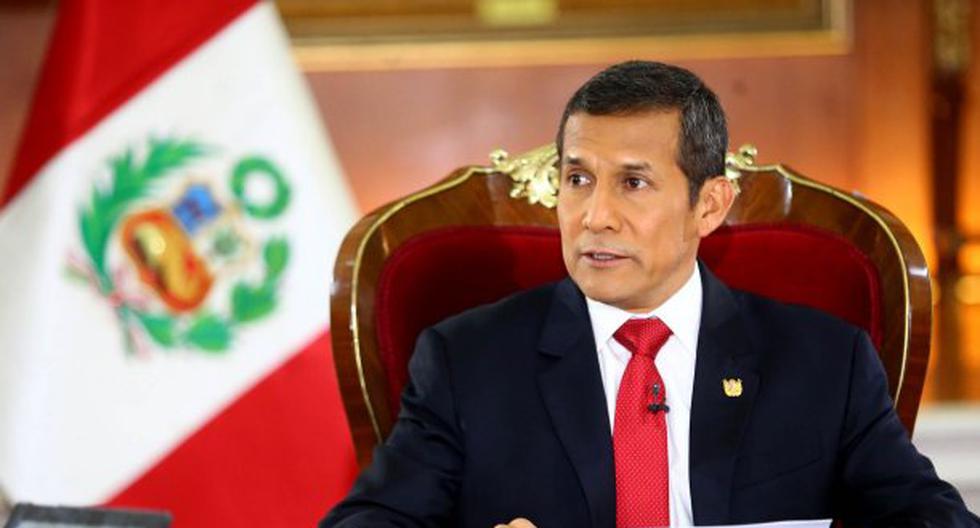 Ollanta Humala da polémico decreto. (Foto: Andina)