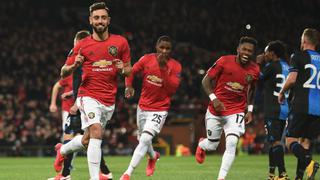 Manchester United aplastó 5-0 a Brujas en los dieciseisavos de final de la Europa League | VIDEO