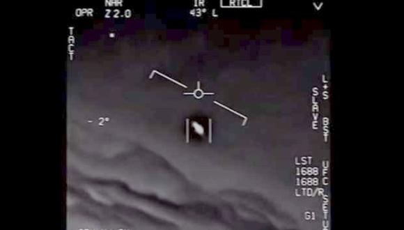 El medio estadounidense The Washington Post publicó un video del 2004 que muestra un encuentro entre un avión de combate estadounidense y un OVNI. (Foto: Captura)