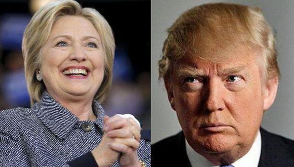 Elecciones en EEUU: Hillary Clinton y Donald Trump, candidatos a la presidencia. (Foto: Reuters)