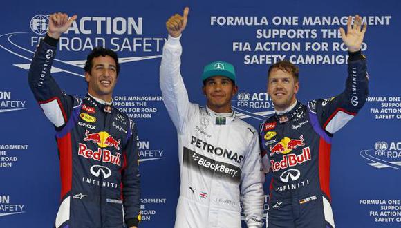 Lewis Hamilton saldrá primero en China. (Foto: Dppi)