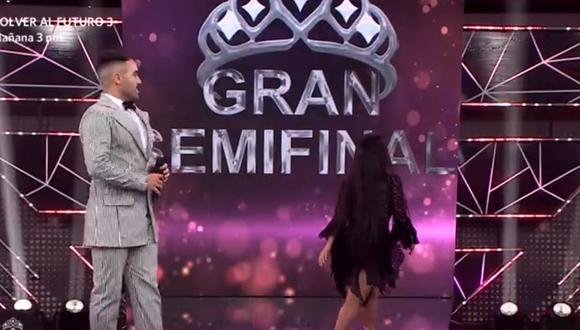 Allison Pastor se va de "Reinas del Show" y se retiró del set. (Foto: Captura América TV).