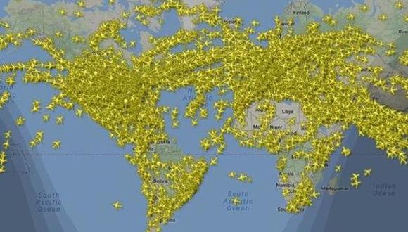 El 29 de junio del 2018 se registró el mayor tráfico aéreo de la historia. (Foto: Captura de pantalla)