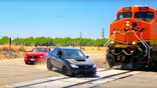 YouTube: Subaru WRX STI y Ford Mustang protagonizan una imperdible carrera [VIDEO]