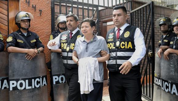 Ciudadano Chino Yan Ruzhong de la red criminal Los Topos del Frío fue detenido en operativo contra la mineria ilegal. (Foto: Miguel Yovera)