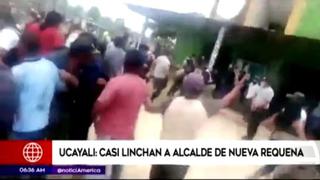 Ucayali: pobladores intentaron linchar al alcalde de Nueva Requena por negarse a rendir cuentas | VIDEO