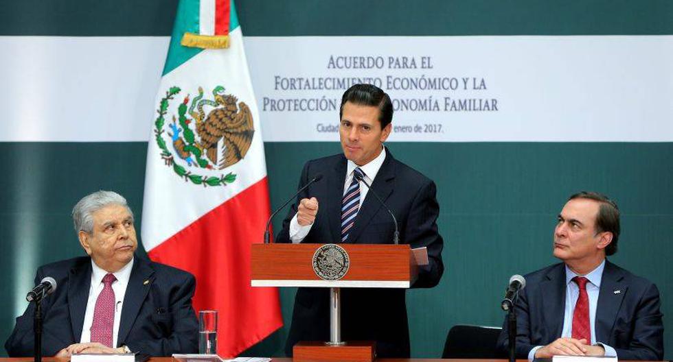 Enrique Peña Nieto rechazó amenazas de Donald Trump a empresas que invierten en México. (Foto: EFE)