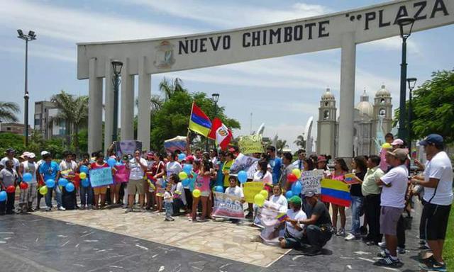 La página de Facebook "Venezolanos en Chimbote" fue creada con el objetivo de mantenerse en comunicación con sus compatriotas y publicar ofertas laborales. (Foto: Laura Urbina)