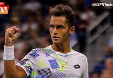 Juan Pablo Varillas avanzó a los cuartos de final del ATP 250 de Amberes