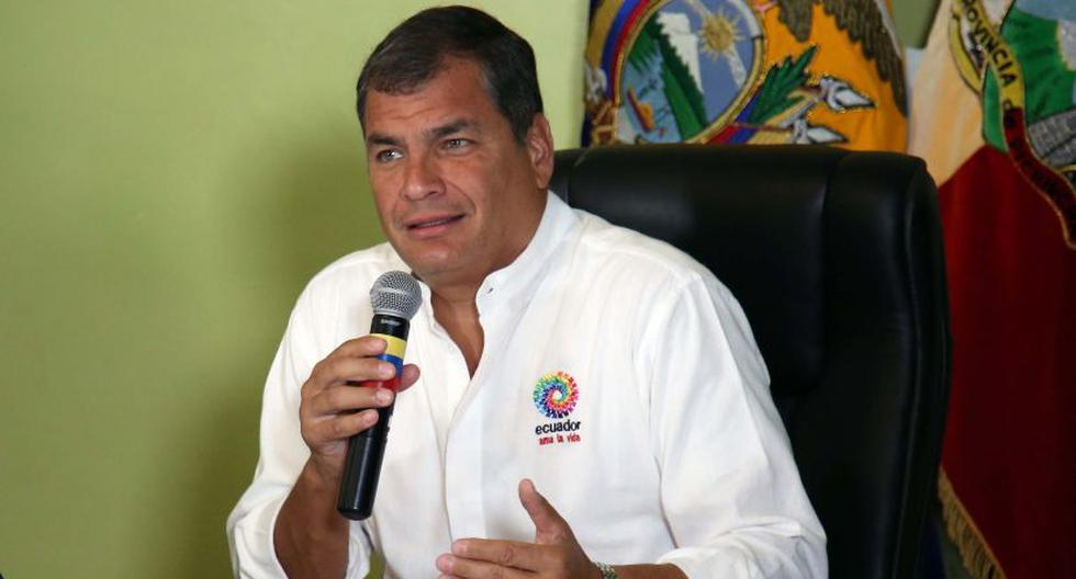 Rafael Correa se reúne con la prensa en Tabacundo, provincia de Pichincha, Ecuador. (Foto: Presidencia del Ecuador)