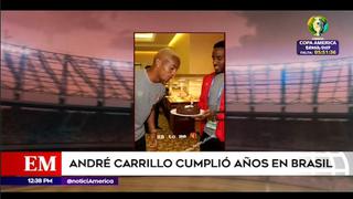 André Carrillo celebra cumpleaños en Brasil