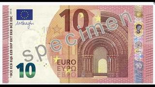 Nuevo billete de 10 euros circulará desde el 23 de septiembre