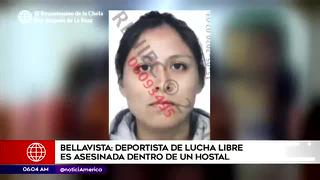 Bellavista: deportista peruana fue asesinada dentro de un hostal