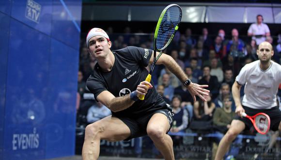 Diego Elías avanzó a semifinales del Gillenmarkets Canary Wharf Classic 2022 de squash. (Foto: PSA)