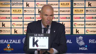 Zidane tras polémico partido ante Real Sociedad: “Nosotros ganamos en el campo. Que digan lo que que quieran”