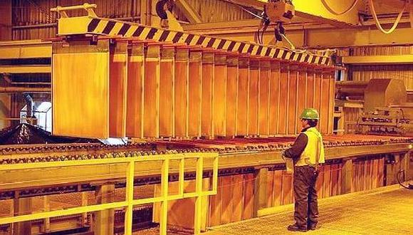 Producción de cobre (Fuente: El Comercio)