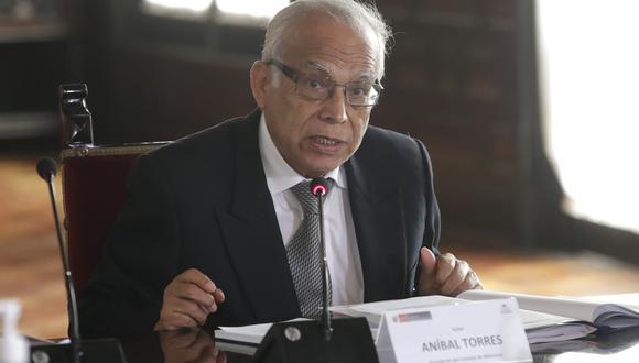 Aníbal Torres Vásquez lidera el Gabinete de Ministros. (Foto: PCM)