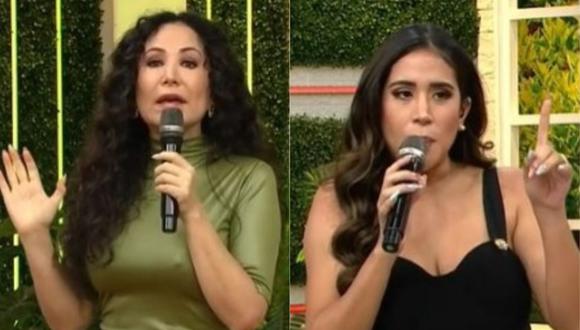Janet Barboza y Melissa Paredes compararon "Reinas del show" con el Miss Perú. (Foto: Captura de video)