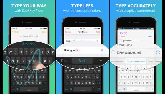 SwiftKey es el mejor teclado para iPhone... si tienes el iOS 8