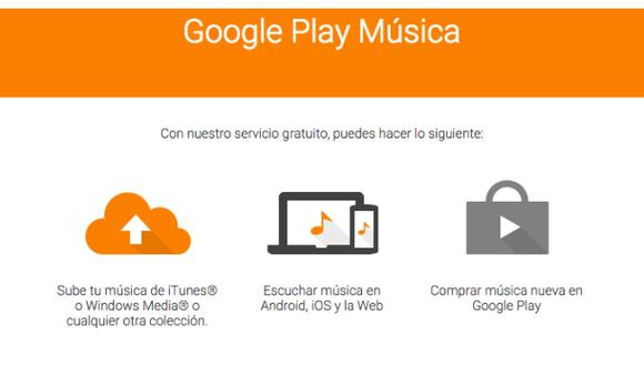 Google: Ahora Play Music puede almacenar hasta 50 mil canciones