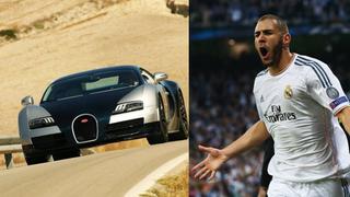 Instragram: Benzema se luce junto a su lujoso Bugatti Veyron