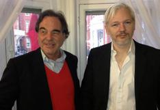 Julian Assange se reunió con Oliver Stone