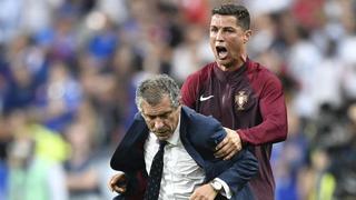 Fernando Santos defendió a CR7, criticado por estas imágenes