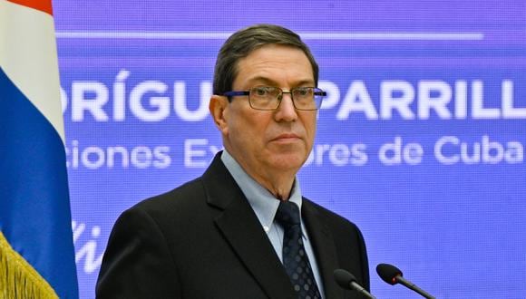 El Ministro de Relaciones Exteriores cubano, Bruno Rodríguez. (Foto de Adalberto ROQUE/AFP)