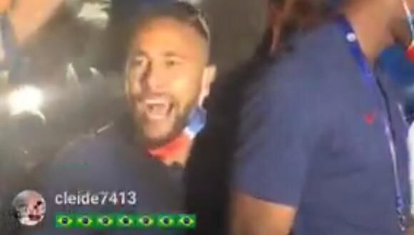Neymar comandó la celebración del PSG tras clasificar a la final de la Champions League | VIDEO