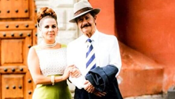 Rebecca Jones e Ignacio López Tarso trabajaron juntos en la telenovela mexicana “Imperio de Cristal”. (Foto: @la_rebeccajones / Instagram)