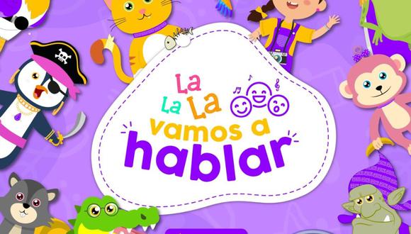 Portada del álbum "La, la, la, vamos a hablar" dirigido especialmente a niños con problemas de lenguaje. Los 15 temas del disco se podrán escuchar gratis en todas las plataformas musicales.