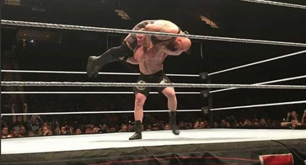 Brock Lesnar humilló a Big Show fuera de la transmisión en vivo en Raw | Foto: Captura / Instagram