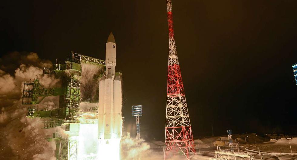 Lanzamiento de cohete ruso. (Foto: Roscosmos/Facebook)