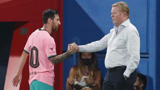 Ronald Koeman presiona a  Joan Laporta por Lionel Messi: “Las cosas del futuro son del presidente”