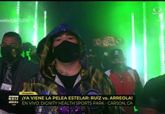 Andy Ruiz vs. Chris Arreola: así fue la aparición del ‘Destroyer’ en Carson | VIDEO 