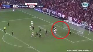 Junior vs. Atlético Paranaense EN VIVO: Teo Gutiérrez marcó el 1-1 por final de Copa Sudamericana | VIDEO