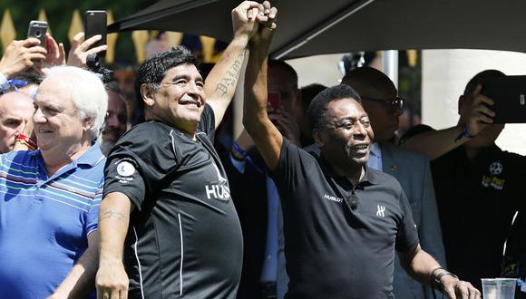 Pelé recibió homenaje de la selección de Brasil y la hija de Maradona mandó curioso mensaje. (Foto: AFP)