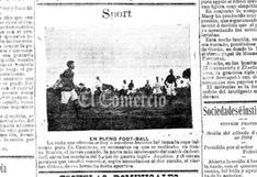 “Una joya de incalculable valor”: la historia detrás de la primera foto de fútbol que se publicó en El Comercio