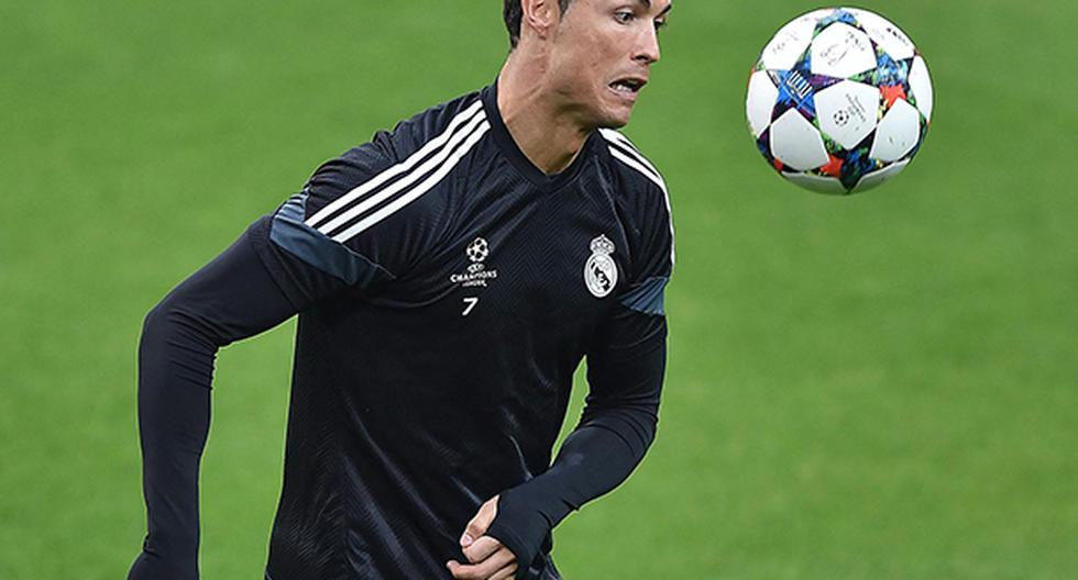 Cristiano Ronaldo terminó adolorido en práctica del Real Madrid (Foto: EFE)