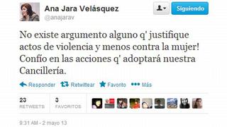 Ministra Jara: "No existe argumento que justifique violencia contra la mujer"