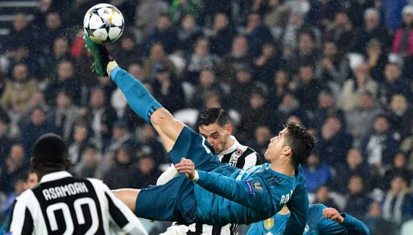 El gol de 'chalaca' de Cristiano Ronaldo a Juventus por la Champions League 2017-18- (Video: Chiringuitpo / Foto: AFP)