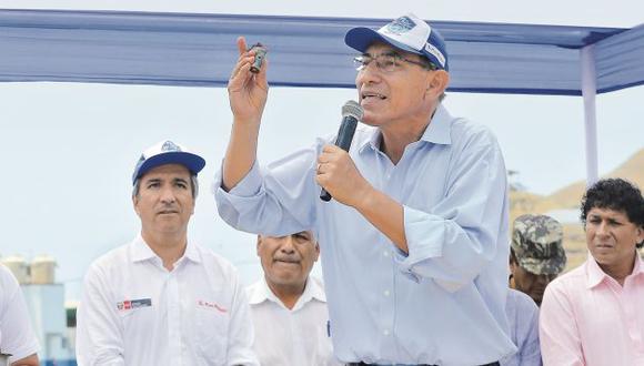 El presidente Martín Vizcarra no se ha pronunciado aún por la investigación preliminar que hará la Comisión de Fiscalización al consorcio Conirsa. (Foto: Sepres)