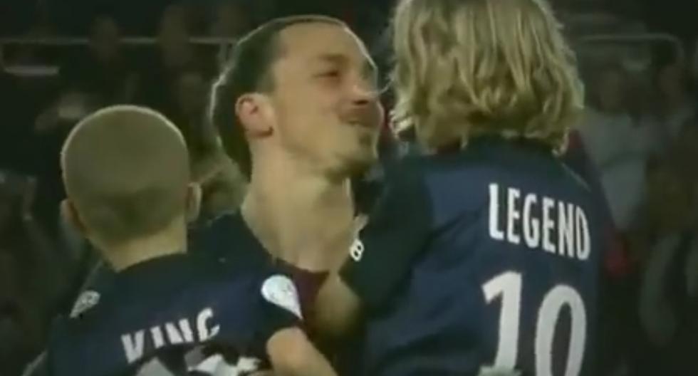 Zlatan Ibrahimovic se despidió entre lágrimas del PSG. (Foto: YouTube)