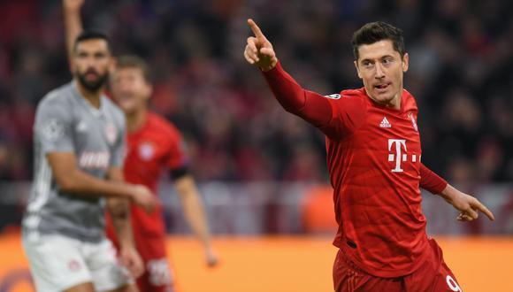 Robert Lewandowski es el actual máximo goleador del Bayern Munich en la temporada. (Foto: AFP)