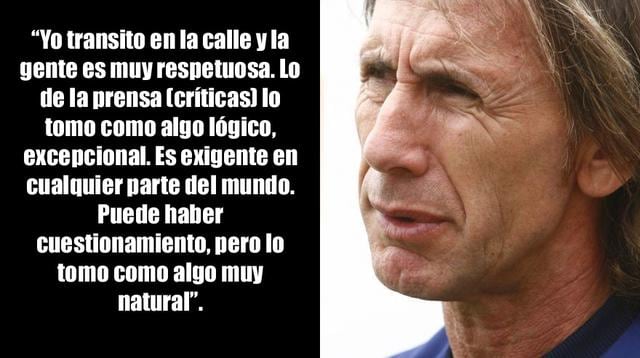Ricardo Gareca y las frases que dejó sobre la selección peruana - 5