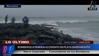 Costa Verde: vuelco de bote en playa Barranquito deja 4 heridos