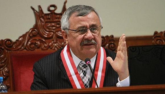 Presidente de la Comisión de Levantamiento de Inmunidad de la Corte Suprema, Francisco Távara, anunció que enviarán opinión al Congreso. (Foto: GEC)